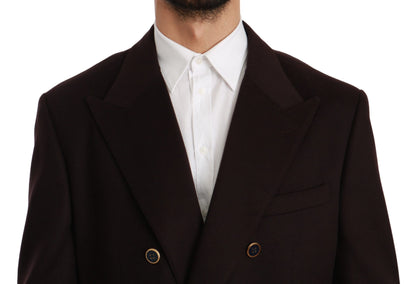 Elegant Bordeaux Taormina Cashmere Blazer