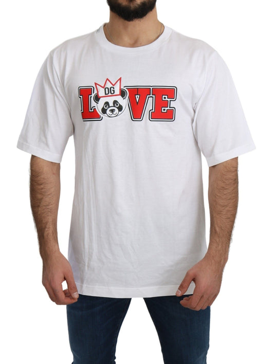 Panda Love Slim Fit Crewneck Tee