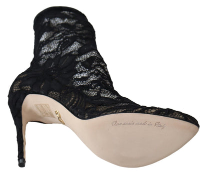 Black Lace Taormina Pumps Elegance Unleashed