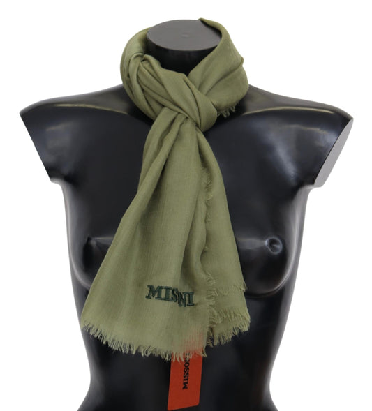 Elegant Cashmere Fringed Scarf