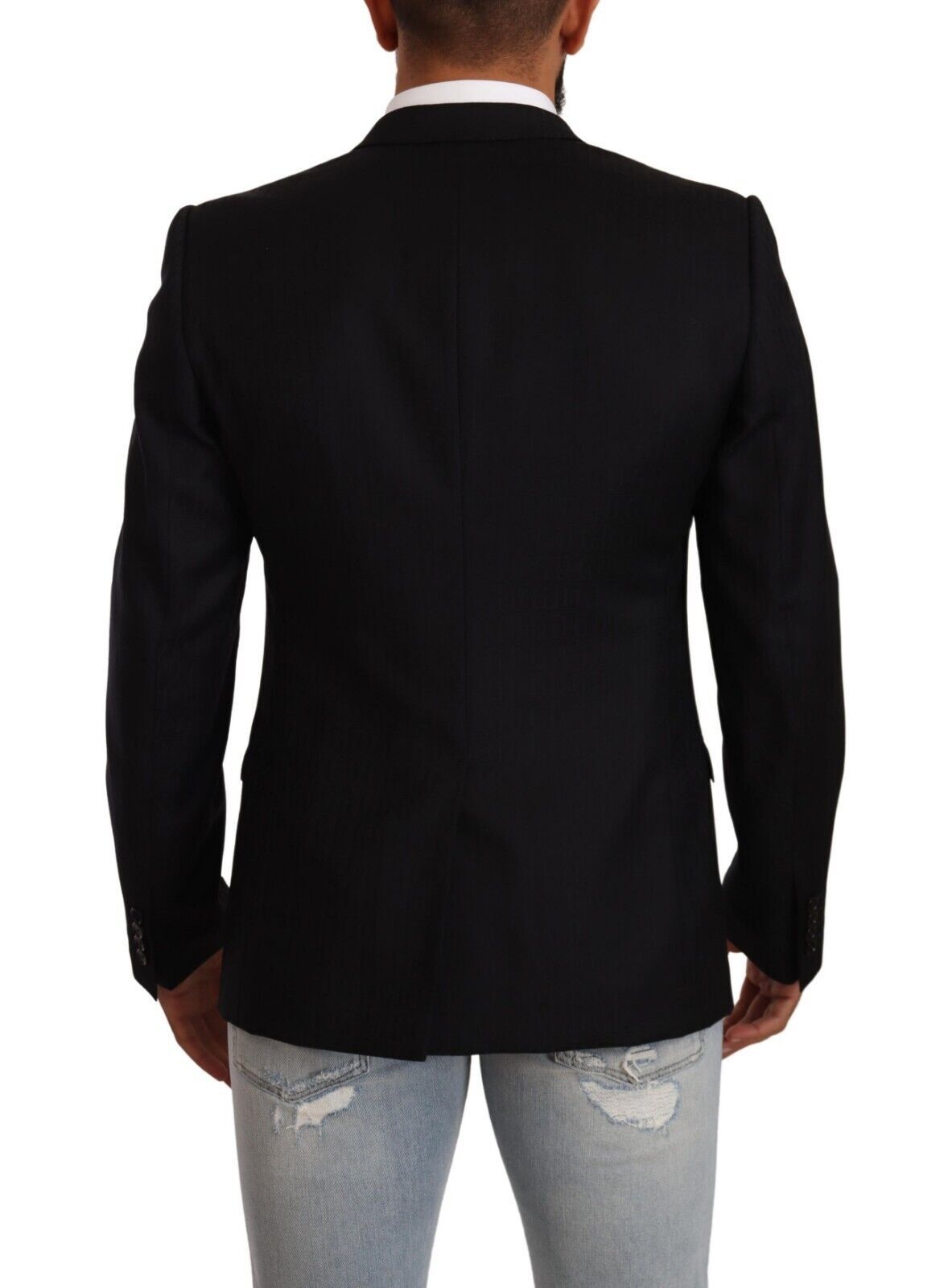 Exclusive Black Virgin Wool Blazer