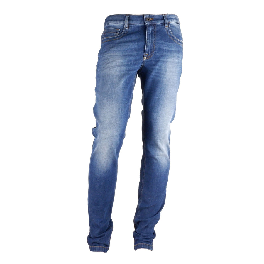 Sleek Dark Blue Regular Fit Jeans