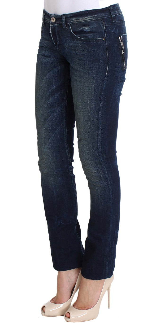 Chic Slim Fit Skinny Blue Jeans