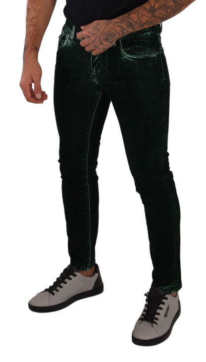 Sleek Cotton-Blend Skinny Denim Jeans