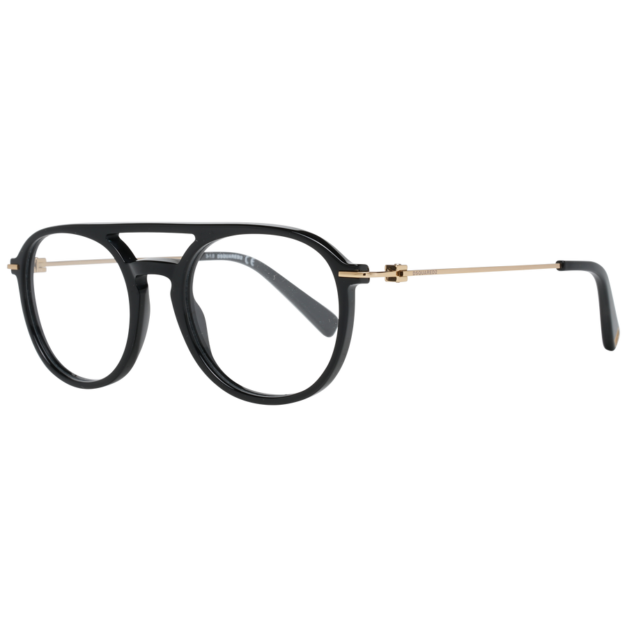 Sleek Black Full-Rim Designer Eyewear