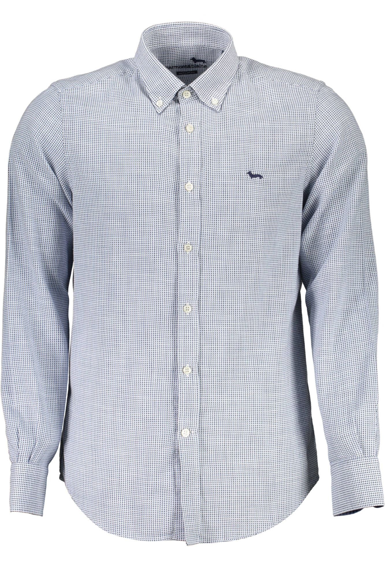 Elegant Light Blue Cotton Shirt for Men