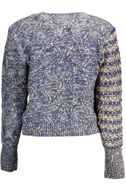 Blue Polyamide Women Sweater