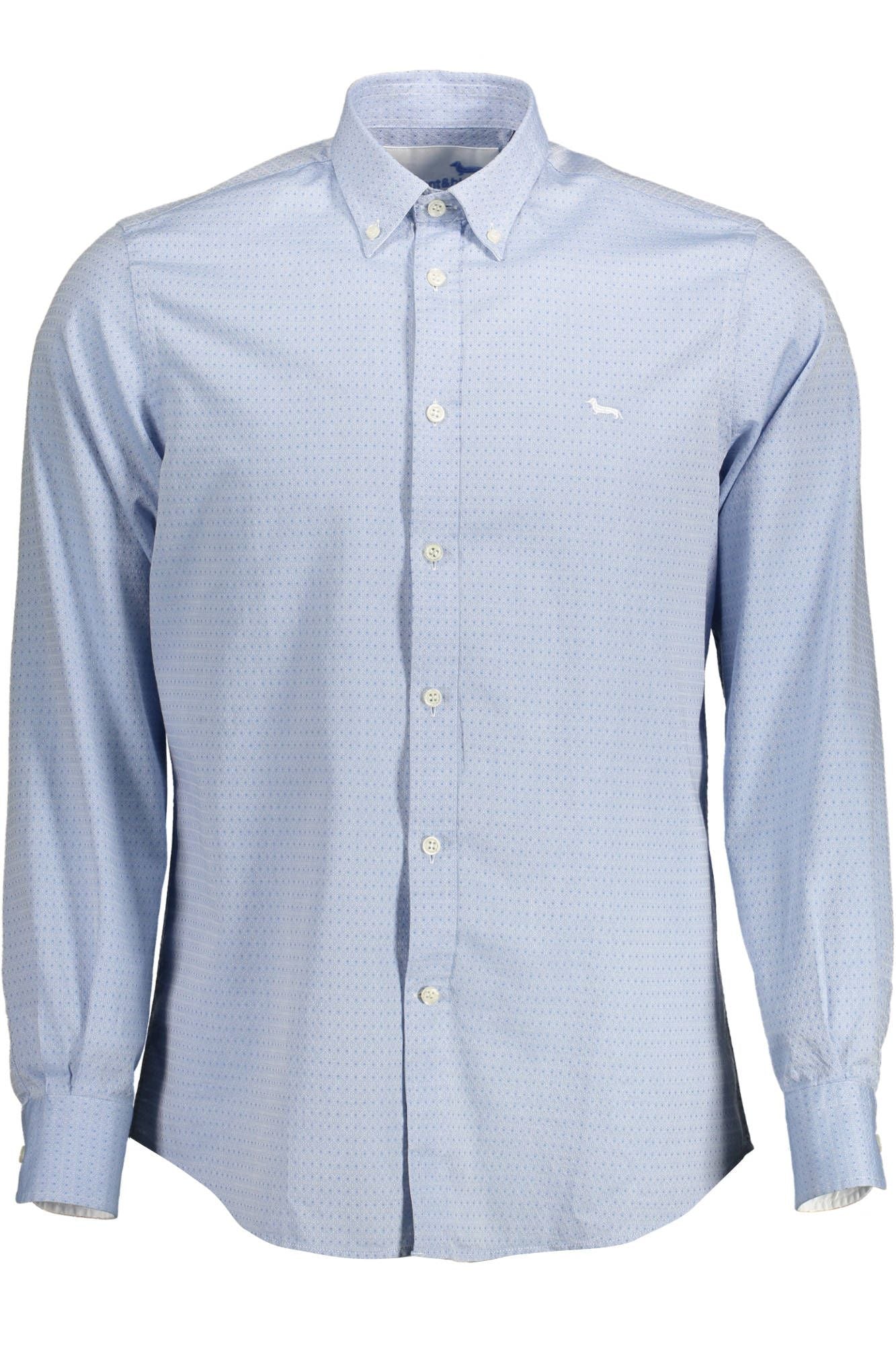 Light Blue Cotton Regular Fit Shirt