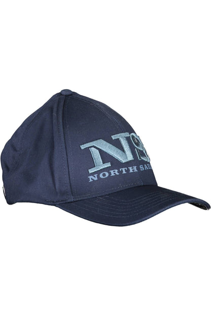 Blue Cotton Men Cap