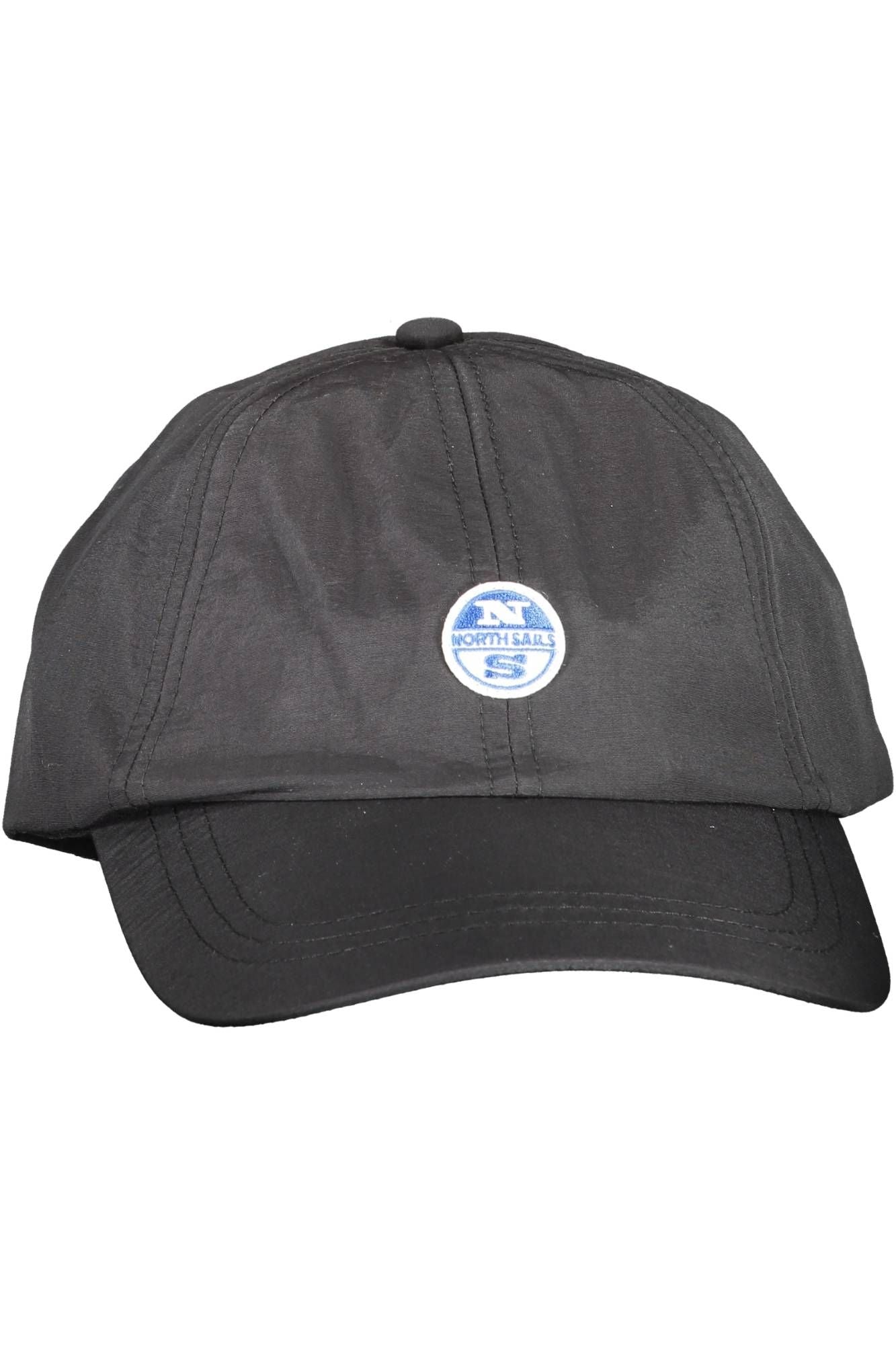 Black Polyamide Men Cap