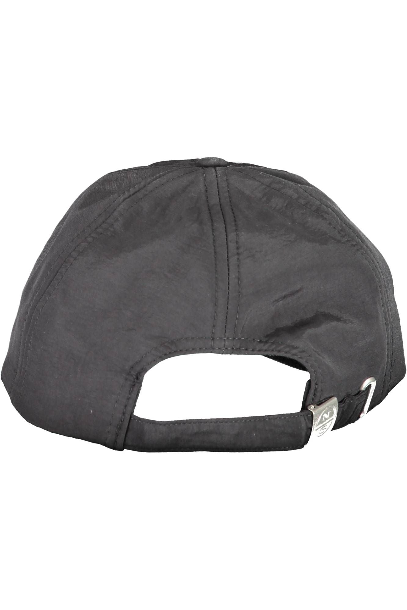 Black Polyamide Men Cap