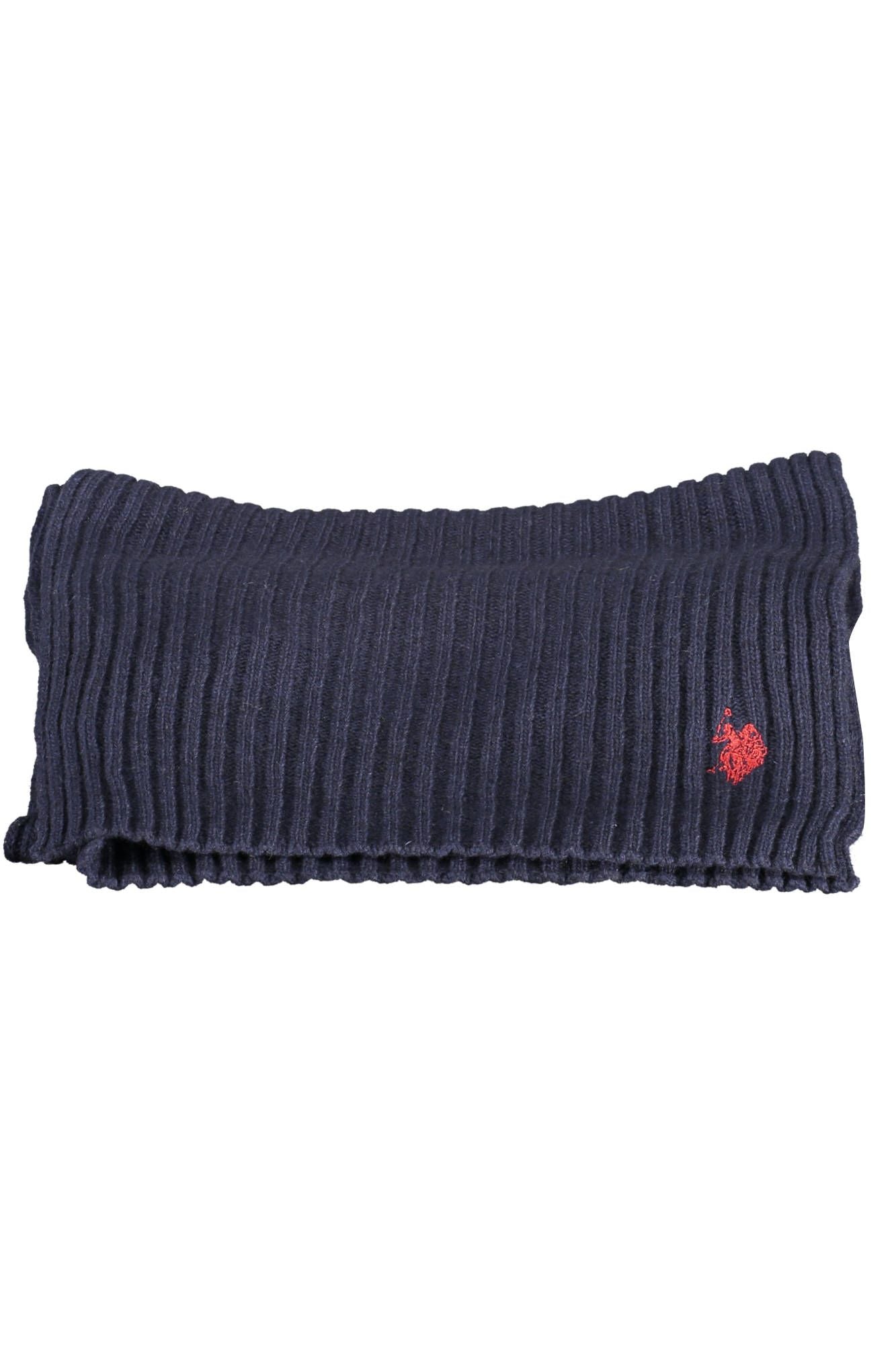 Blue Wool Men Scarf