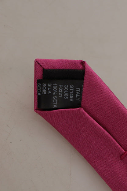 Elegant Pink Silk Bow Tie for the Dapper Gentleman