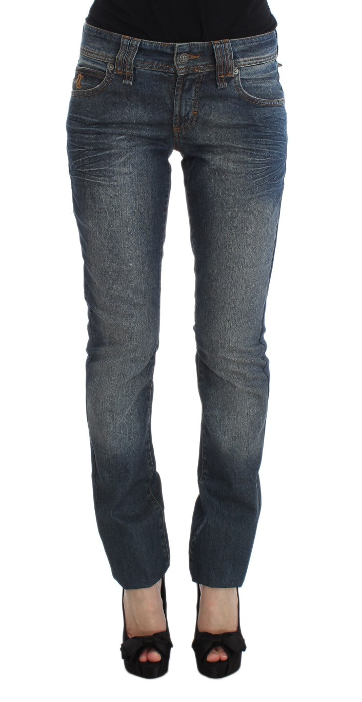 Chic Slim Fit Blue Jeans