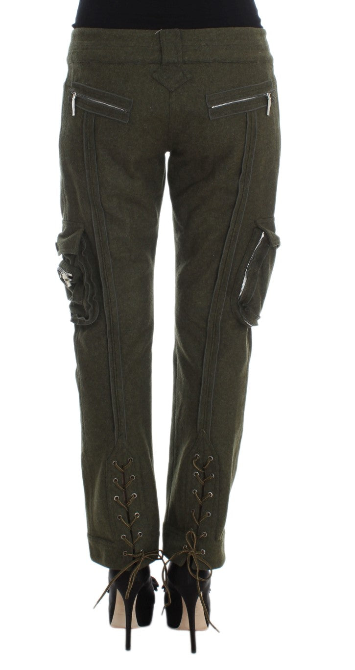 Chic Green Cargo Pants for Effortless Style