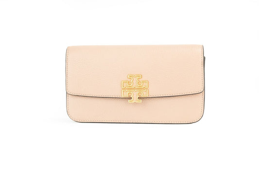 Britten Small Meadowsweet Leather Chain Wallet Crossbody Bag