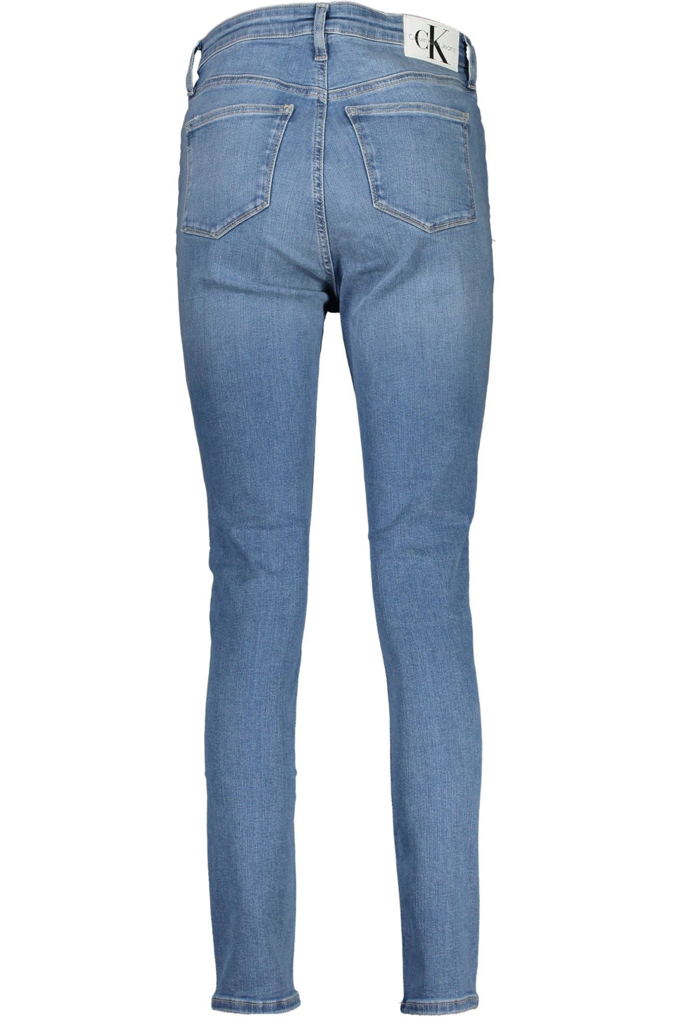 Light Blue Cotton Women Jeans