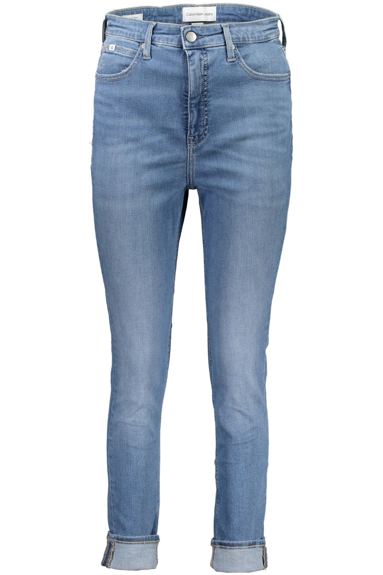 Light Blue Cotton Women Jeans