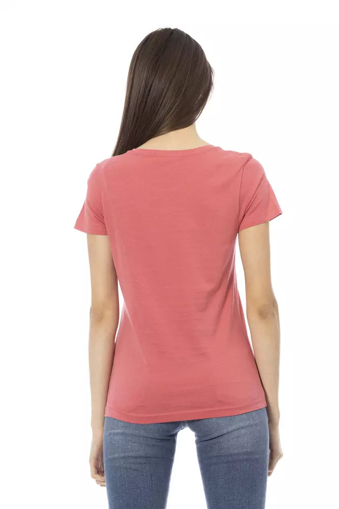 Multicolor Cotton Women T-Shirt