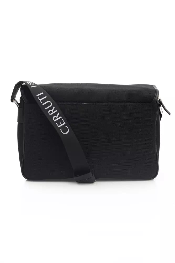 Black Nylon Men Messenger Bag