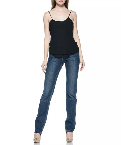 Blue Cotton Women Jeans