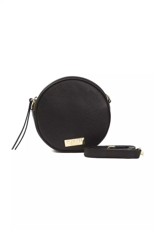 Black Leather Women Crossbody Bag