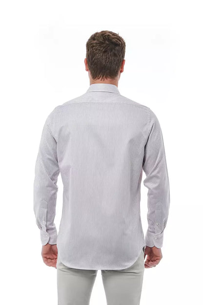 White Cotton Mens Shirt