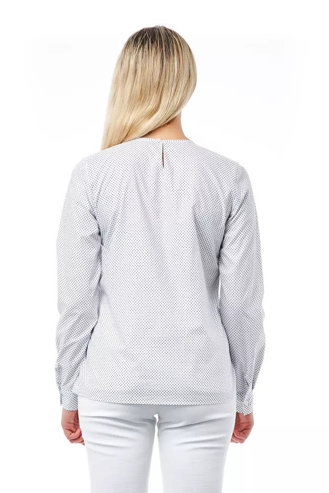 White Cotton Women Blouse