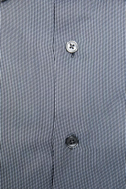 Blue Cotton Men's Shirt