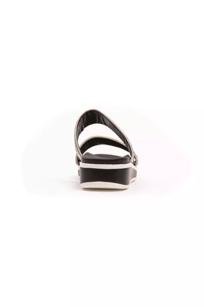 Silver Polyethylene Women Sandal