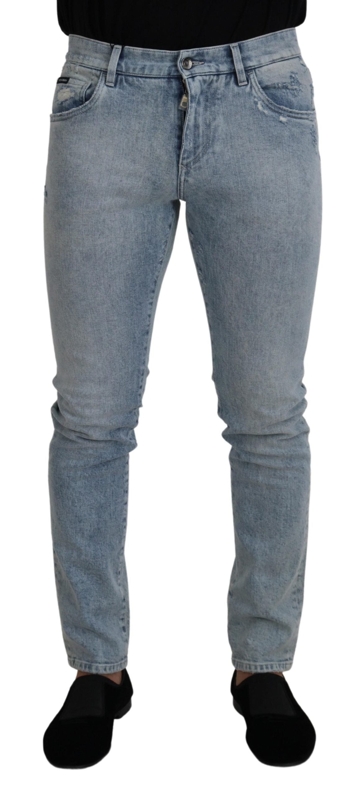 Classic Light Blue Denim Pants