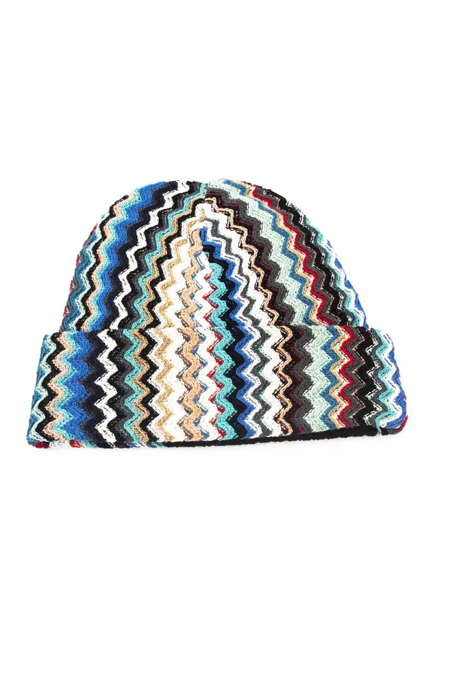 Multicolor Wool Men Hat