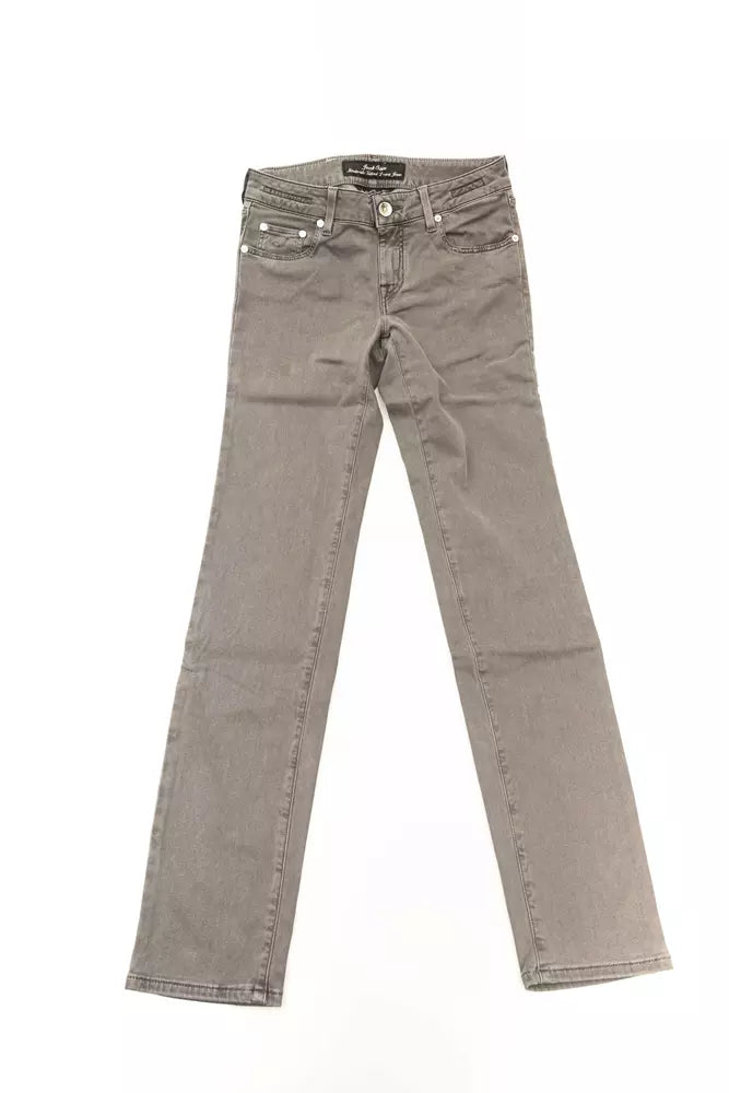 Gray Modal Women Jeans