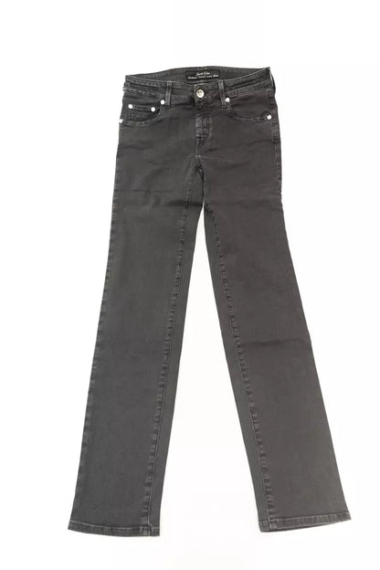 Black Cotton Women Jeans