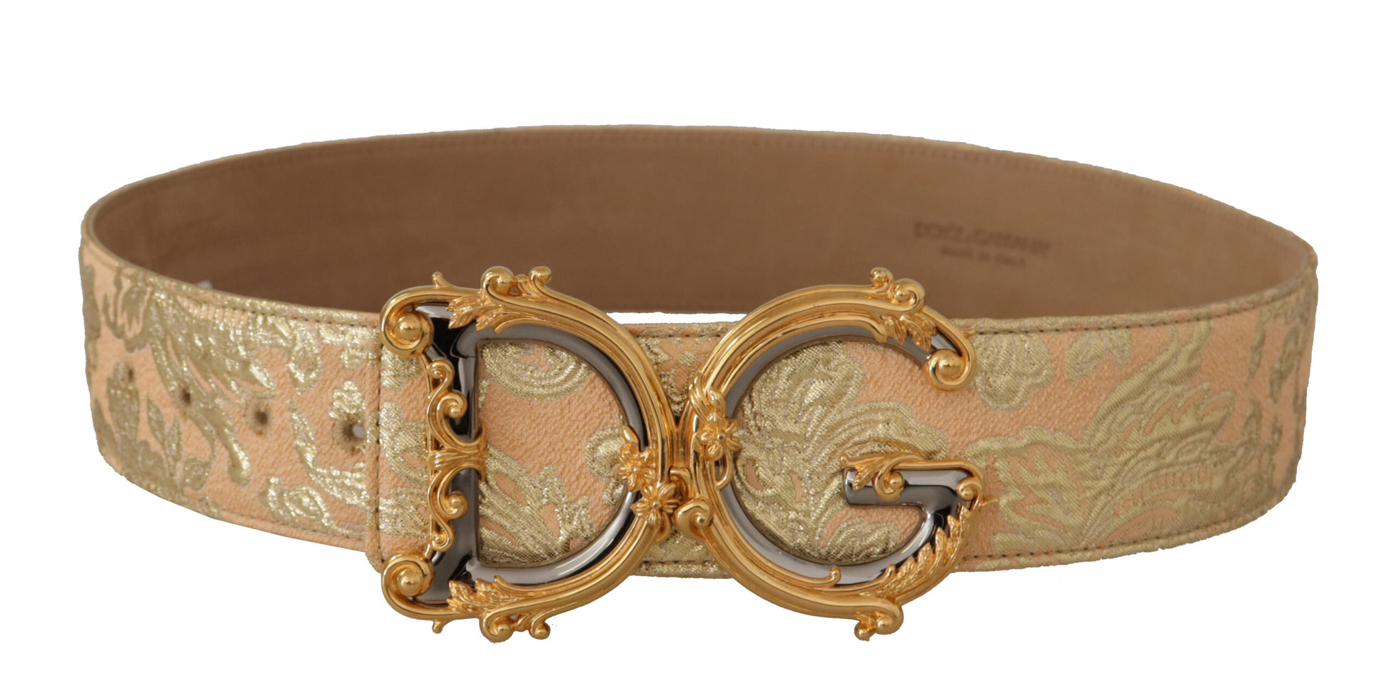 Elegant Leather Belt with Logo Buckle