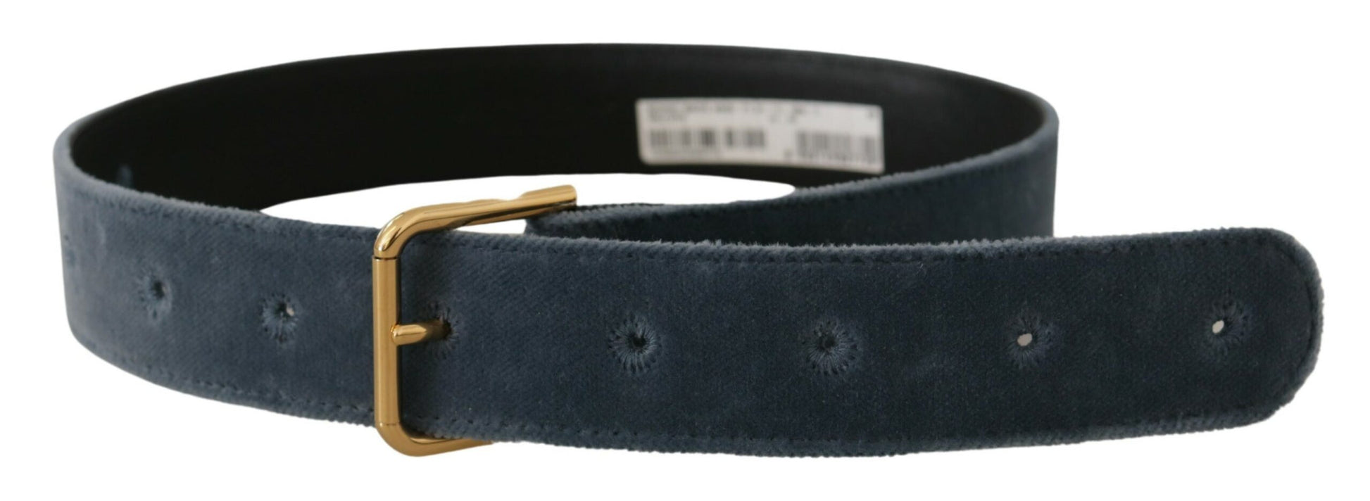 Elegant Navy Velvet Designer Belt