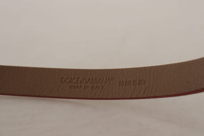 Chic Suede Belt with Logo Engraved Buckle