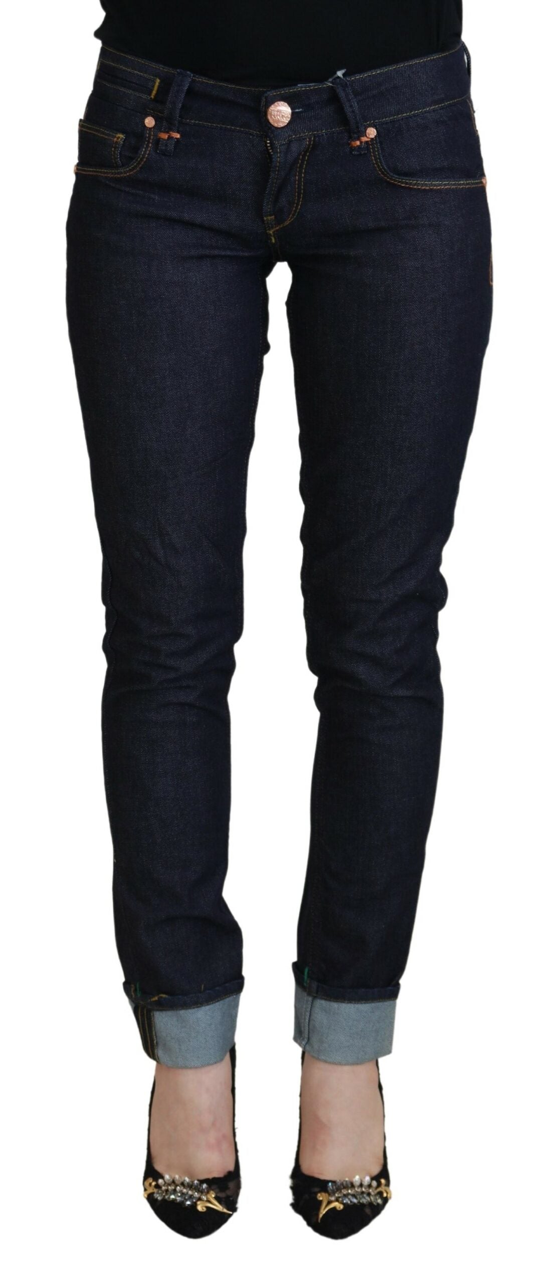 Chic Low Waist Skinny Denim