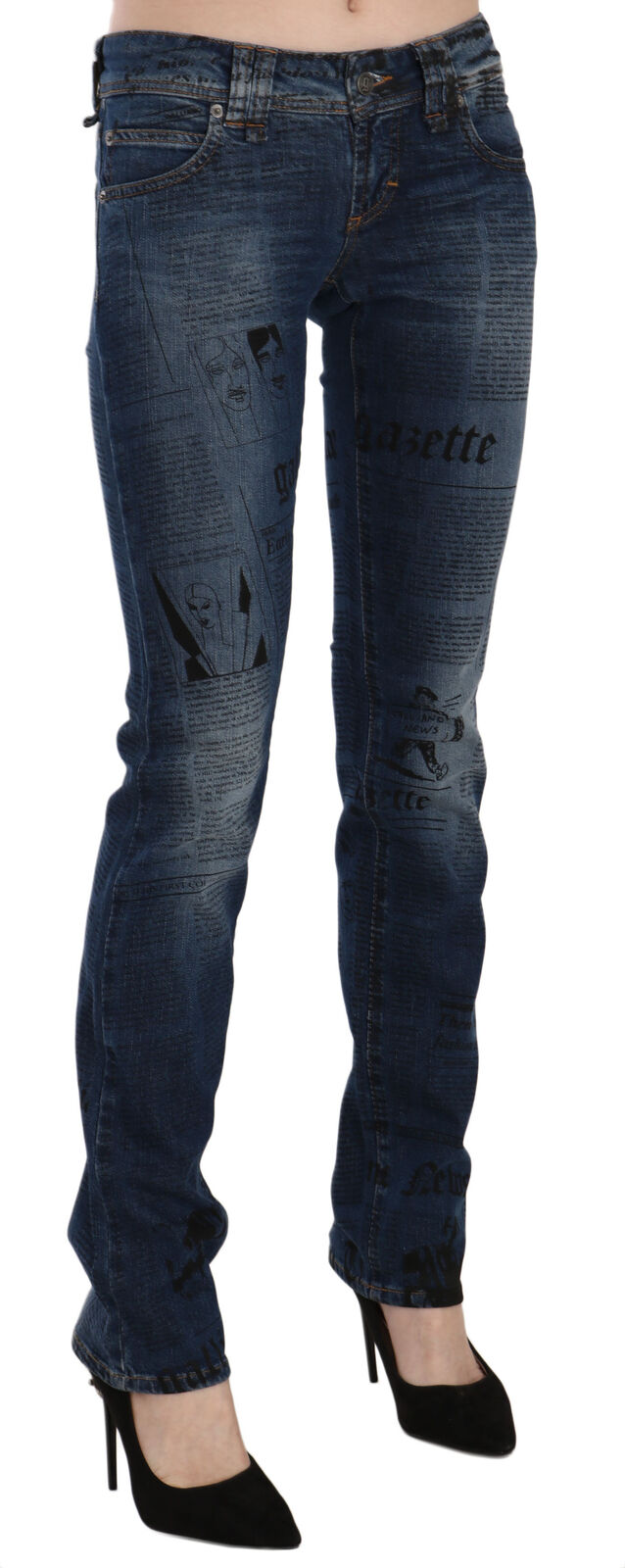 Chic Blue Gazette Skinny Denim