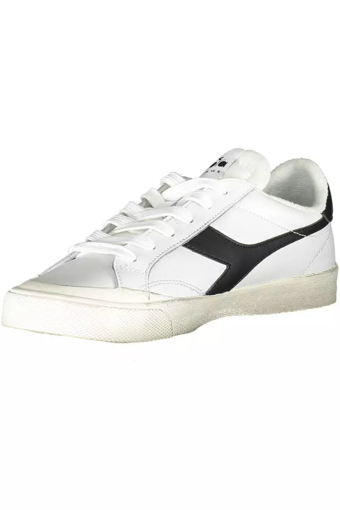 White Leather Women Sneaker