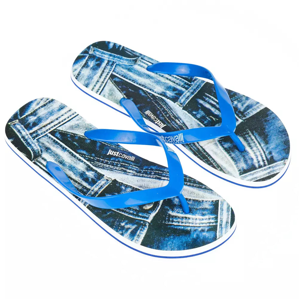 Light Blue PVC Men Sandal