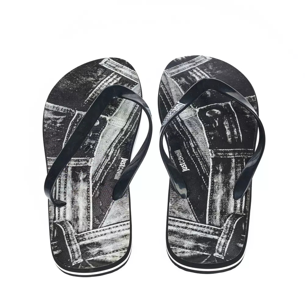 Black PVC Men's Sandal