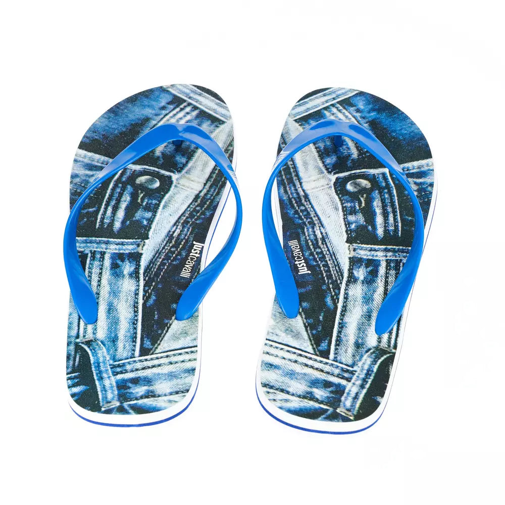 Light Blue PVC Men Sandal