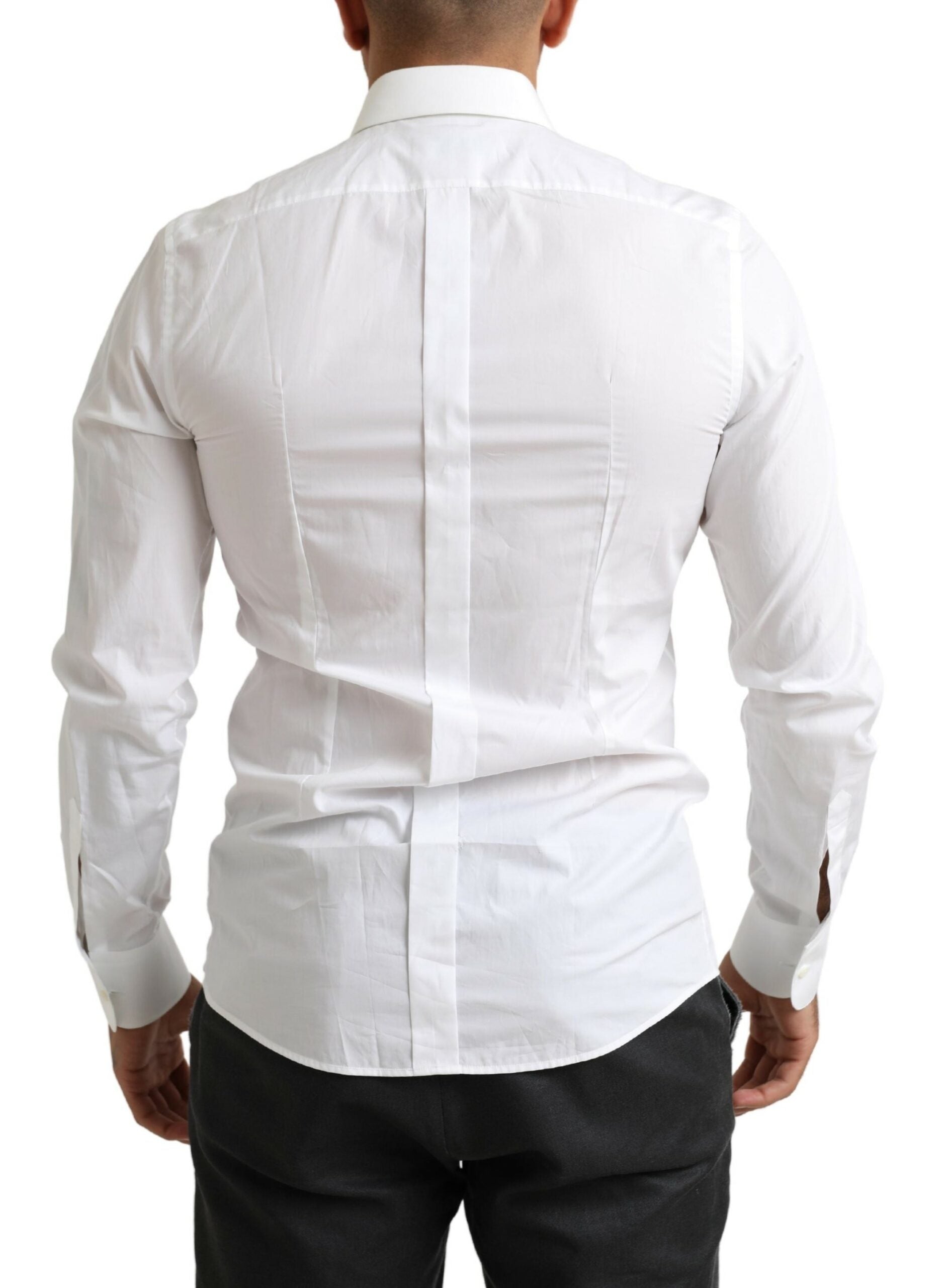 Italian Designer Slim Fit Tuxedo Shirt