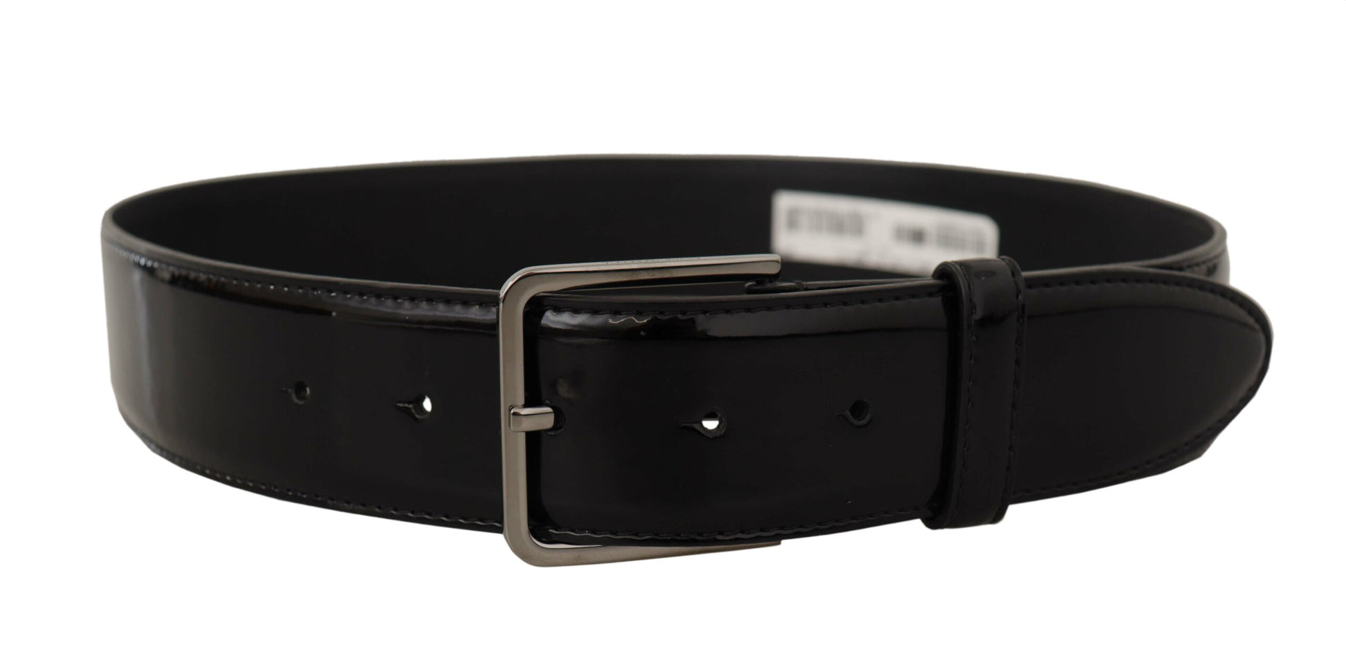 Elegant Black Leather Belt