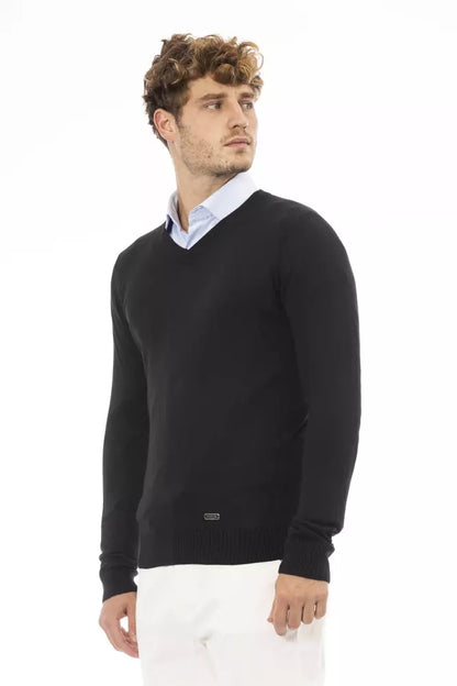 Black Modal Men Sweater