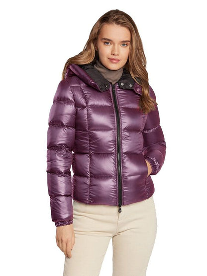 Elegant Light Purple Puffer Jacket