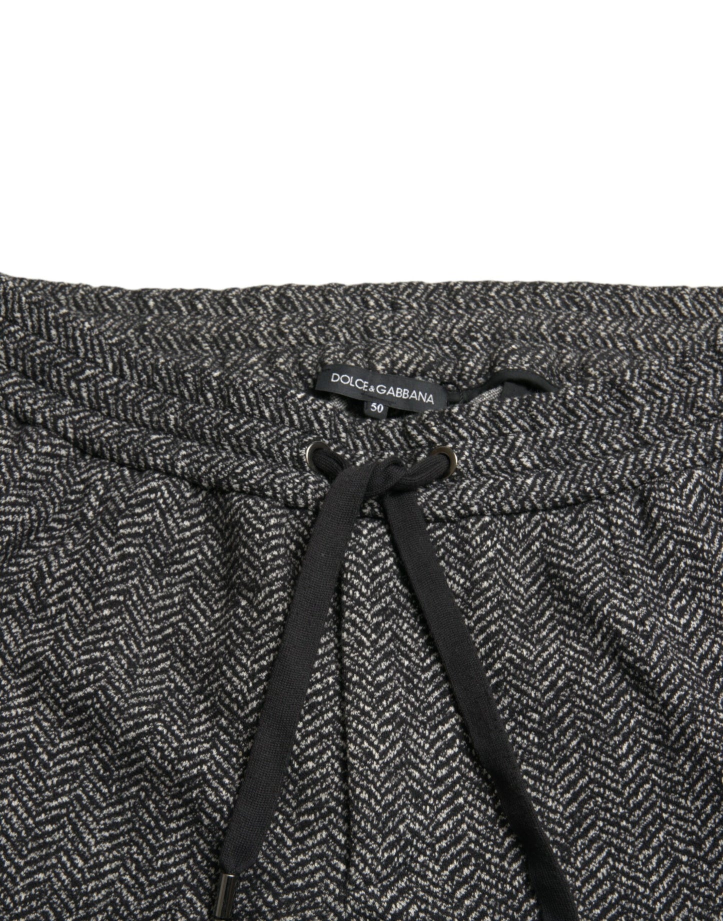 Elegant Dark Gray Wool Blend Joggers