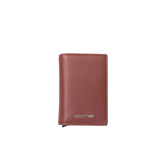 Red Leather Men Wallet