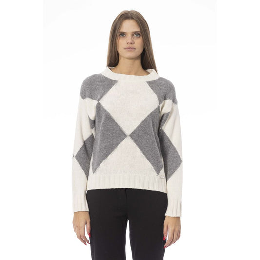 Gray Wool Women Sweater